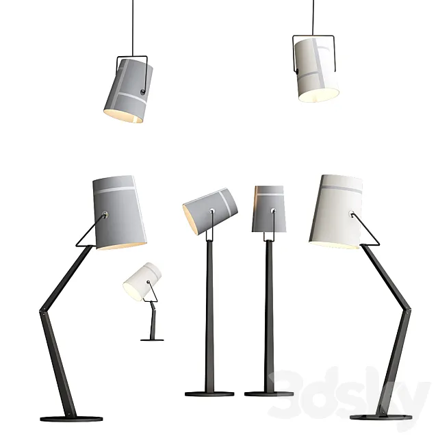 Foscarini Diesel Fork Lamp Shade 3D Model