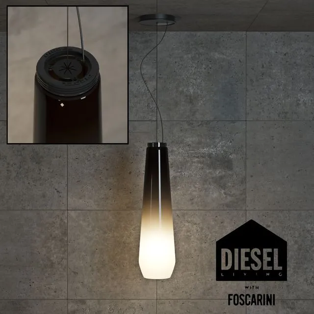 Foscarini Diesel Glass Drop 3D Model Foscarini Diesel Glass Drop 3D Model