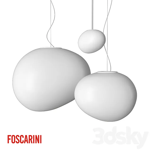 Foscarini Gregg Suspension 3D Model Foscarini Gregg Suspension 3D Model