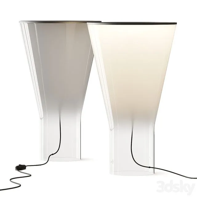 Foscarini Soffio Table Lamp 3D Model Foscarini Soffio Table Lamp 3D Model