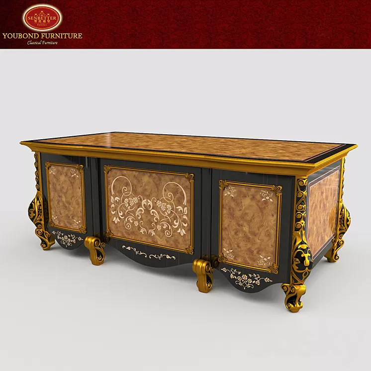 Foshan Youbond Furniture Co. Ltd. Desk Table 3D Model Foshan Youbond Furniture Co. Ltd. Desk Table 3D Model