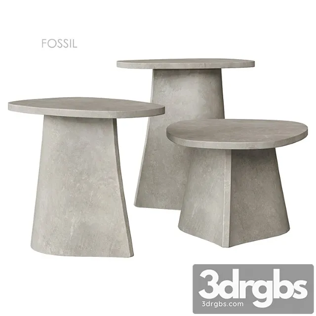 Fossil Table MDF Italia 3D Model Download Fossil Table MDF Italia 3D Model Download