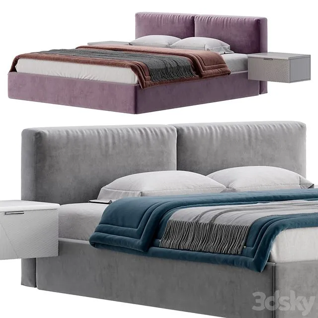 Foster 180 bed 3D Model