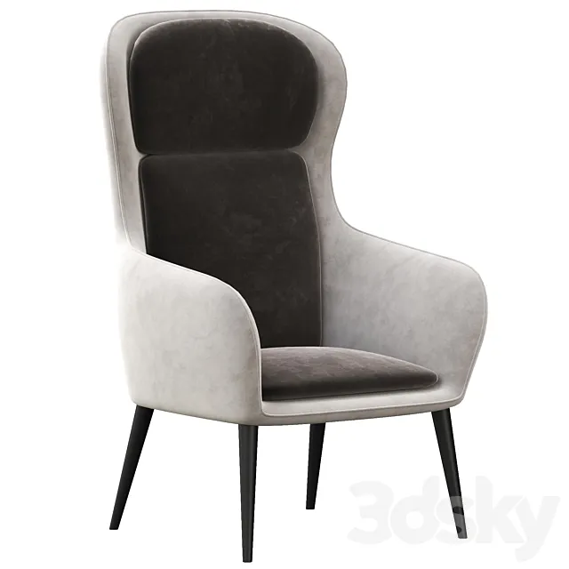 Fotel PURIO Armchair 3D Model Fotel PURIO Armchair 3D Model