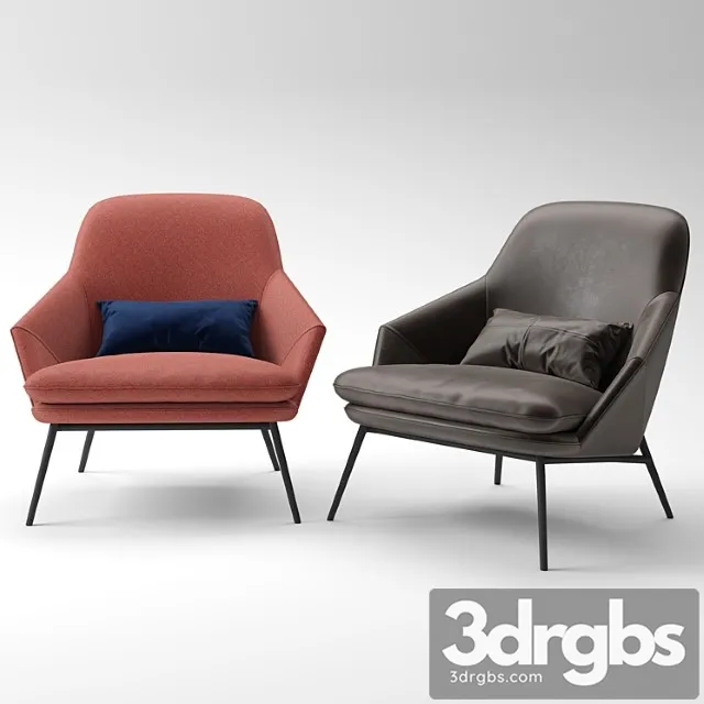 Fotelis hug wendelbo 3D Model Download