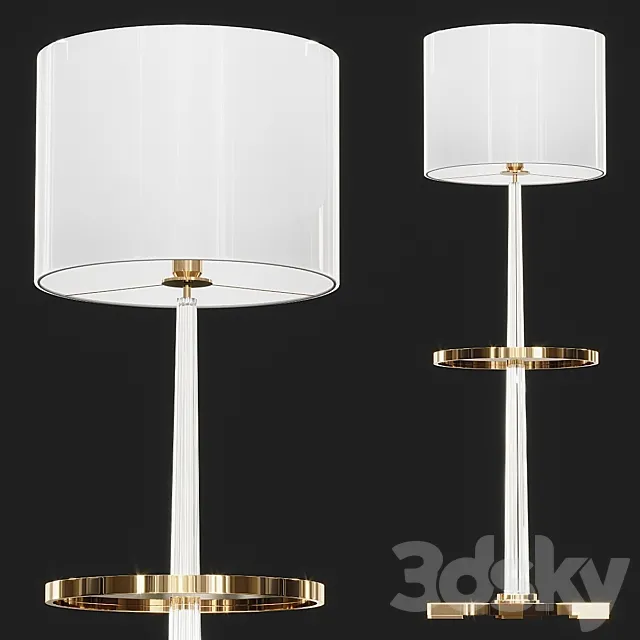 Foter Glass Cylinder Floor Lamp 3DModel