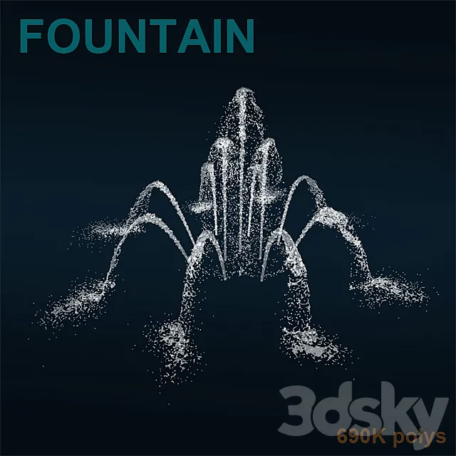 Fountain 3D Model