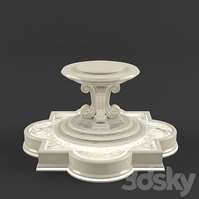 fountain 3D Model fountain 3D Model