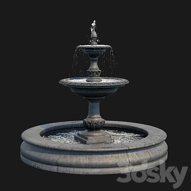 Fountain 3DModel Fountain 3DModel