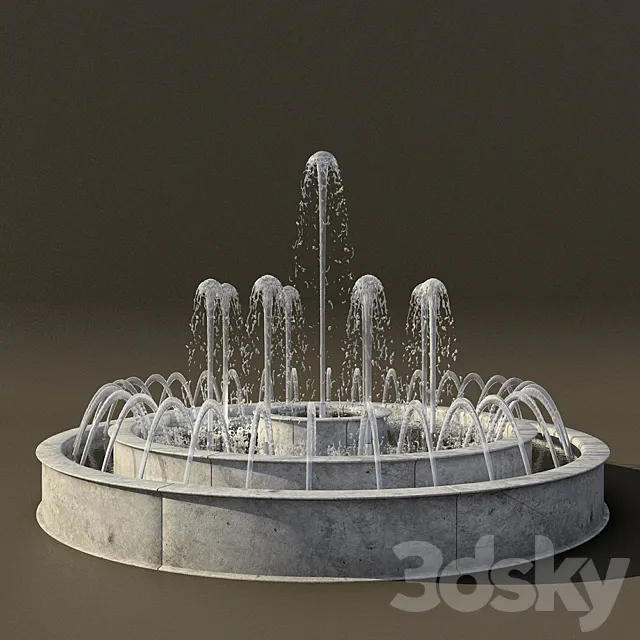 Fountain 3DModel Fountain 3DModel