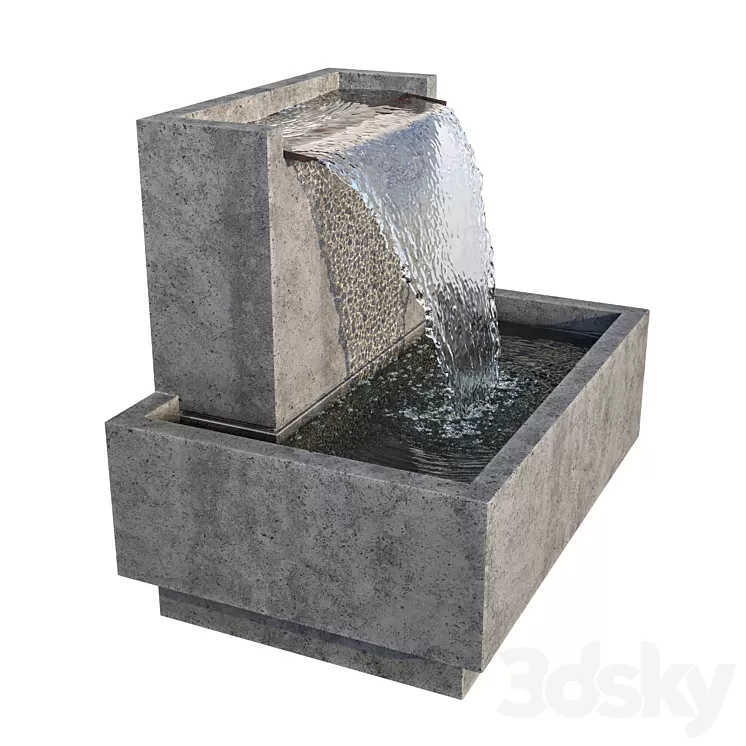 Fountain campania 3D Model Fountain campania 3D Model