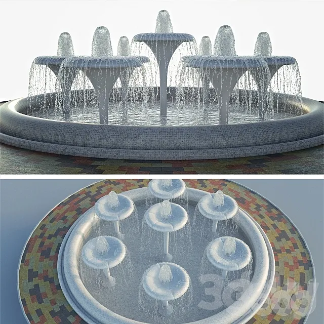 Fountain city 3DModel Fountain city 3DModel