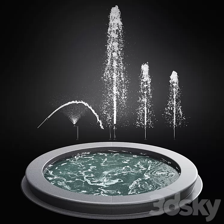 Fountain (designer) 3D Model
