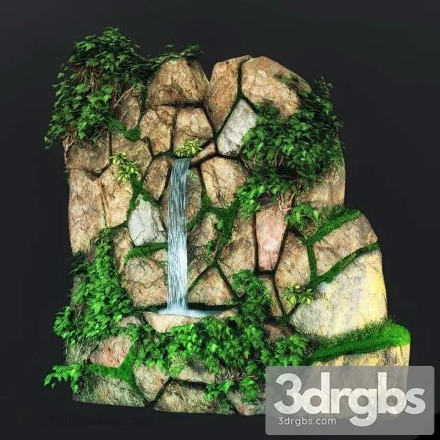 Fountain Rockery 3D Model Download Fountain Rockery 3D Model Download