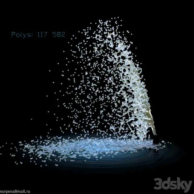 Fountain V2 3D Model Fountain V2 3D Model