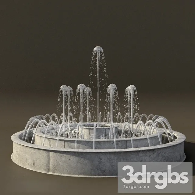 Fountain Water 3D Model Download