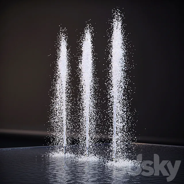 Fountains 3D Model