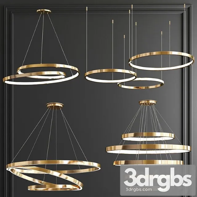 Four exclusive chandelier collection 42 rings Four exclusive chandelier collection 42 rings