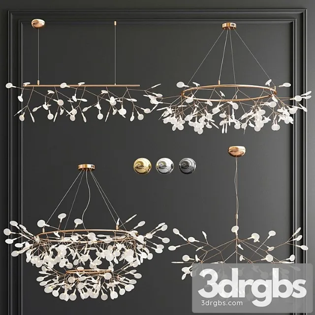 Four exclusive chandelier collection 55 moooi 3D Model Download
