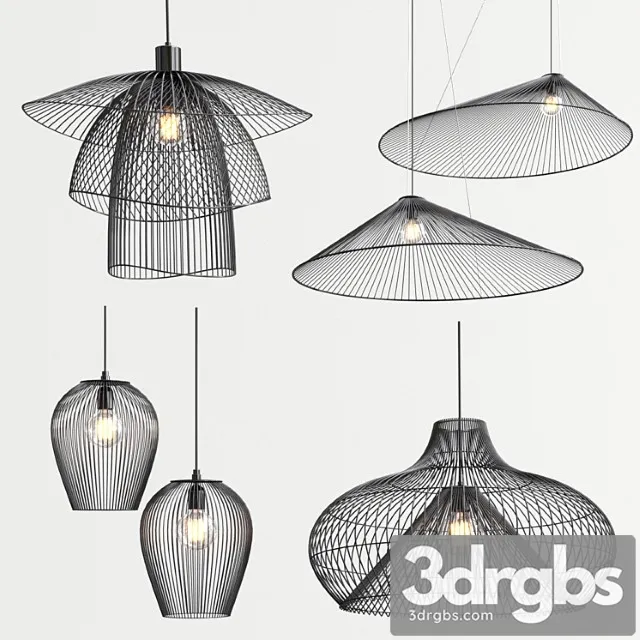 Four exclusive chandelier collection 80 3D Model Download
