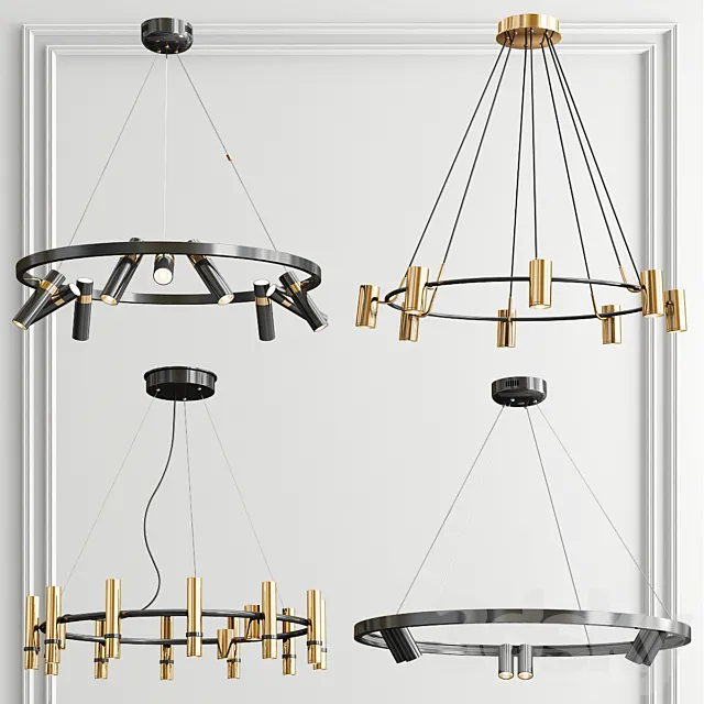 Four Exclusive Chandelier Collection_32 3DModel