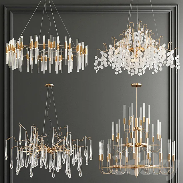 Four Exclusive Chandelier Collection_36 3DModel