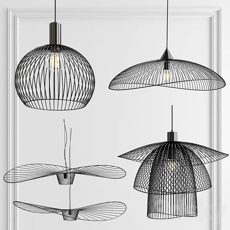 Four Exclusive Chandelier Collection_38 3D Model