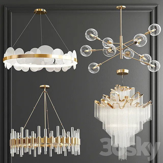 Four Exclusive Chandelier Collection_65 3D Model