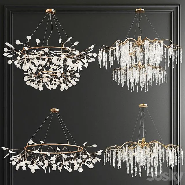 Four Exclusive Chandelier Collection_67 3D Model Four Exclusive Chandelier Collection_67 3D Model
