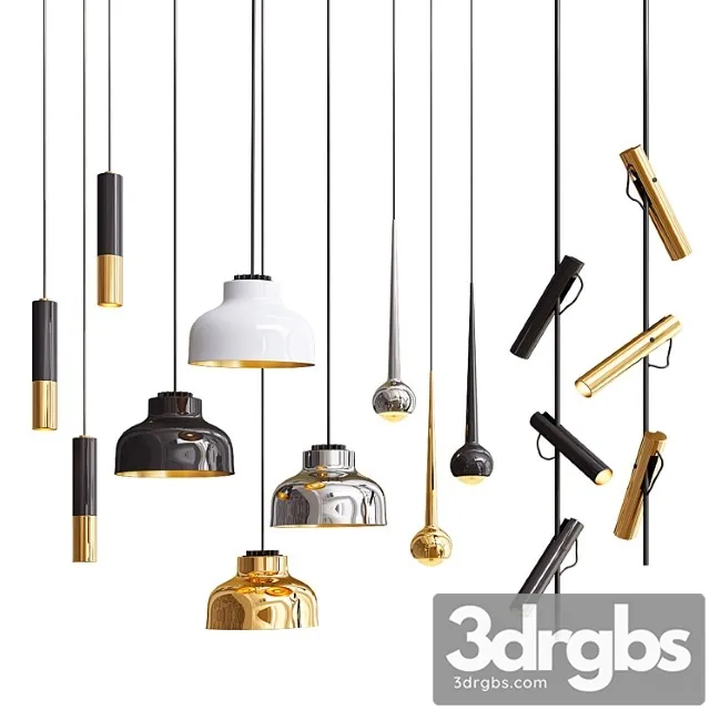 Four Hanging Lights 22 Exclusive 3D Model Download