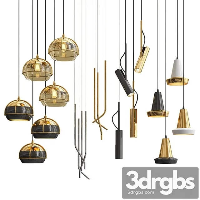 Four Hanging Lights 24 Exclusive 3D Model Download