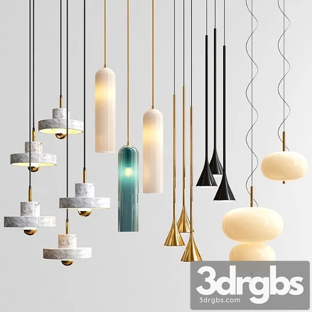 Four Hanging Lights 30 Exclusive 3D Model Download