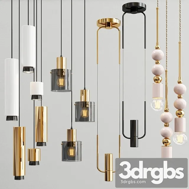 Four Hanging Lights 45 Exclusive 3D Model Download