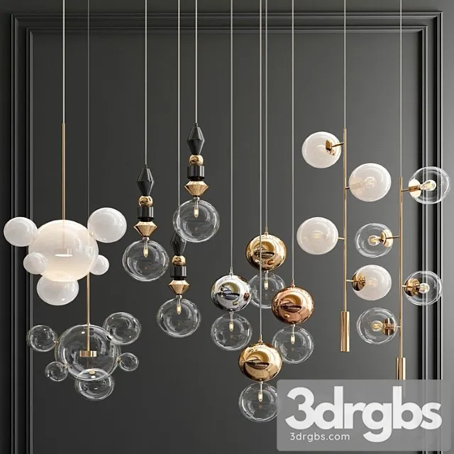 Four Hanging Lights 51 Exclusive 3D Model Download