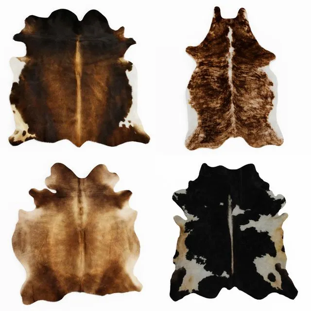 Four rugs from animal skins 05 3D Model Four rugs from animal skins 05 3D Model