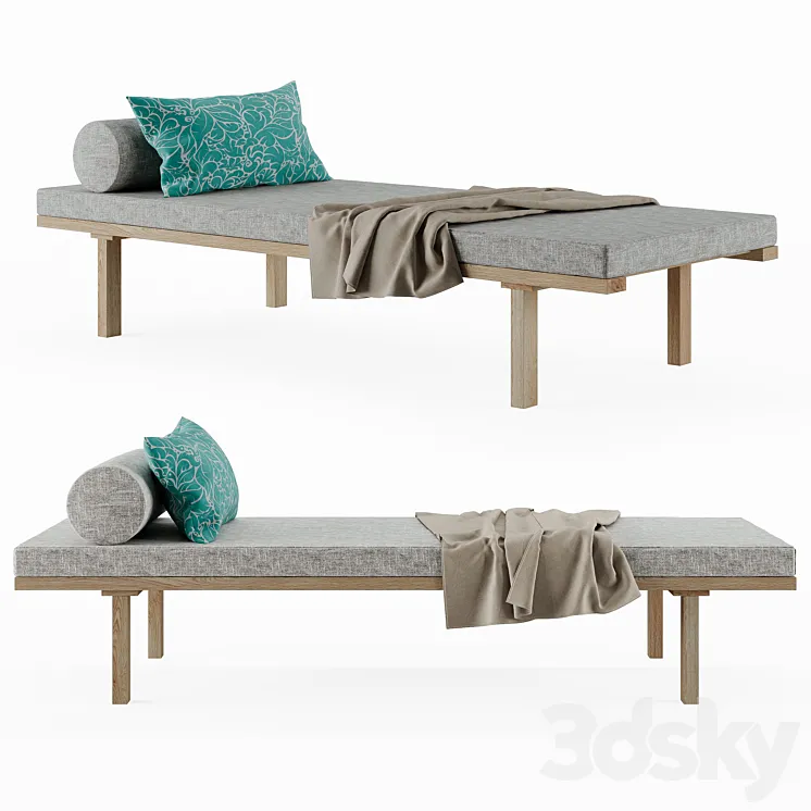 FRAMA – KR180 Daybed by Kim Richardt 3D Model Free Download