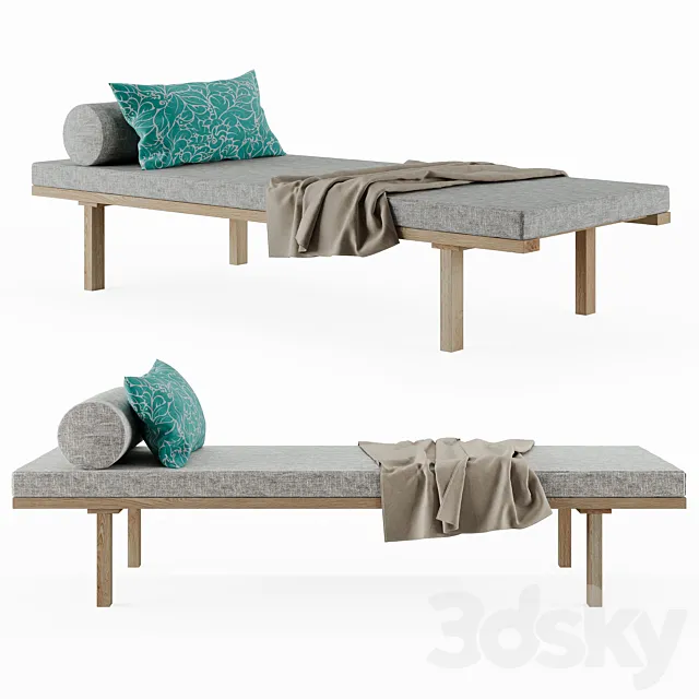 FRAMA – KR180 Daybed by Kim Richardt 3DModel FRAMA – KR180 Daybed by Kim Richardt 3DModel