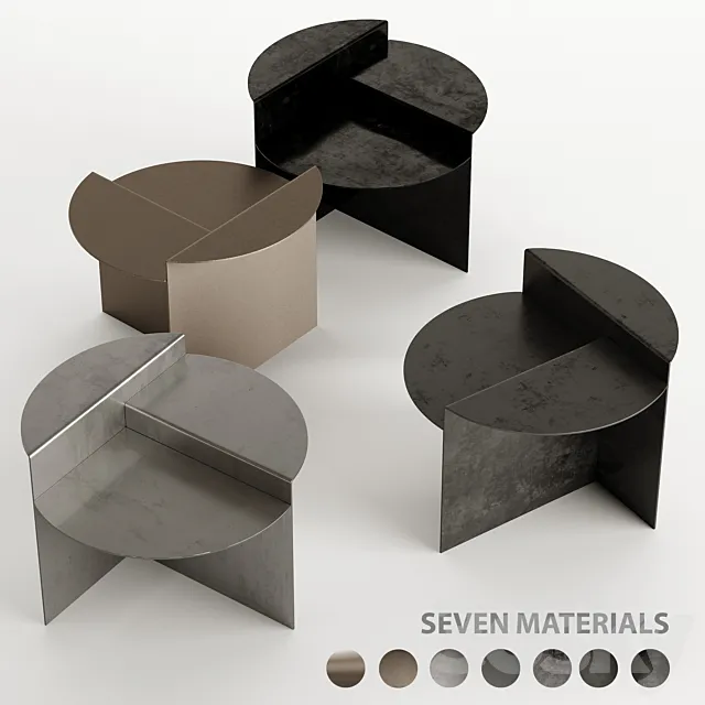 FRAME RIVET 2022 SIDE TABLE 3D Model