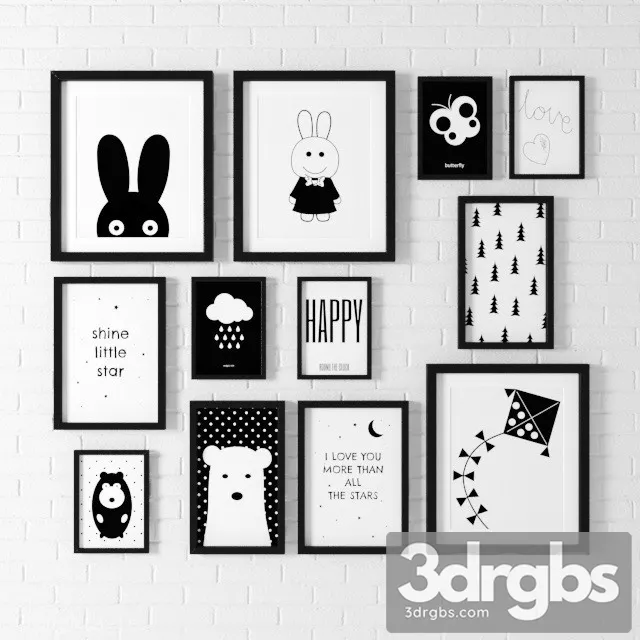 Frame Set 3 3D Model Download