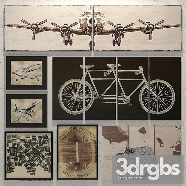 Frame Set 9 3D Model Download