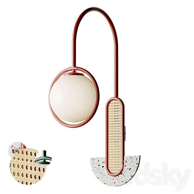 Frame Wall Lamp from Mambo Unlimited Ideas 3DModel Frame Wall Lamp from Mambo Unlimited Ideas 3DModel