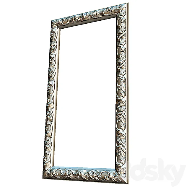 Frame with leaves 3DModel