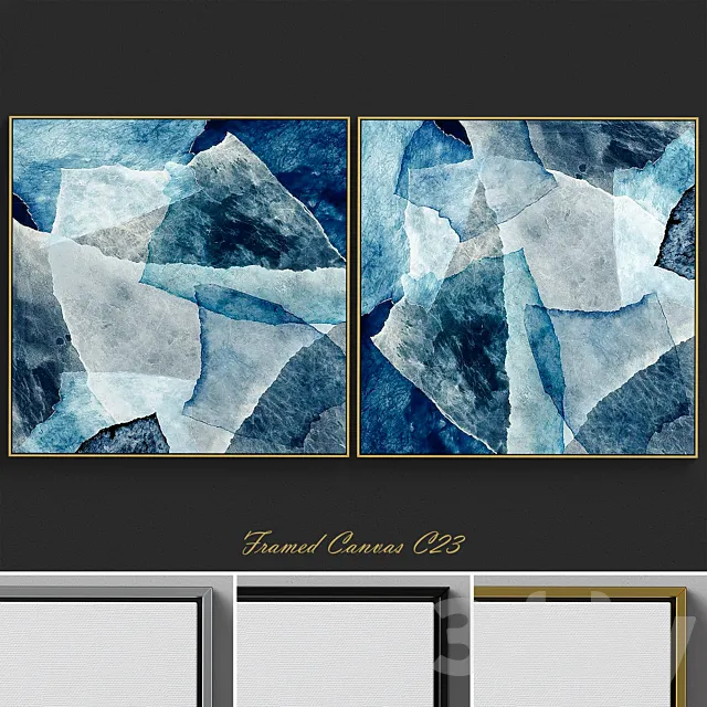 Framed Canvas C-23 3D Model
