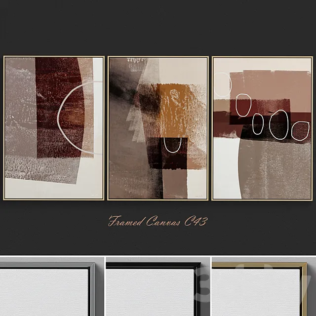 Framed Canvas C-43 3DModel