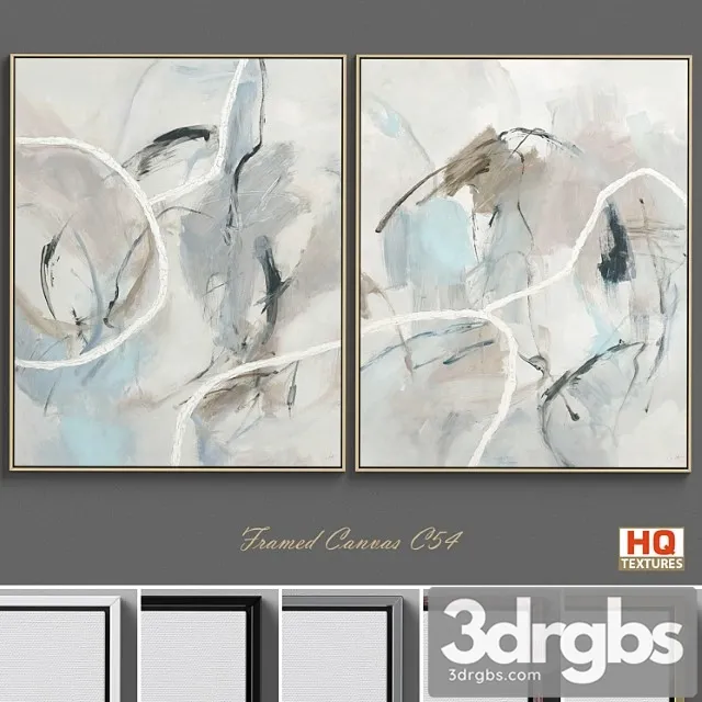 Framed canvas c-54 3D Model Download