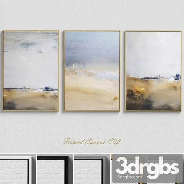 Framed Canvas C 82 3D Model Download