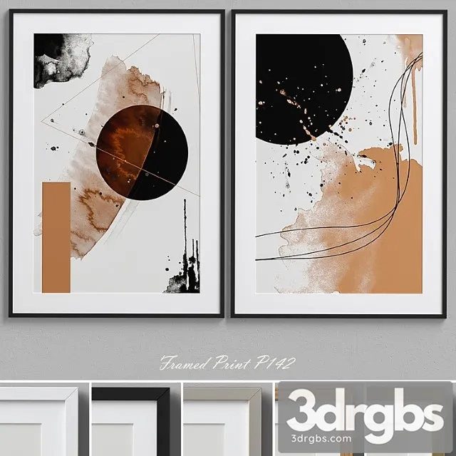 Framed print p-142 3D Model Download