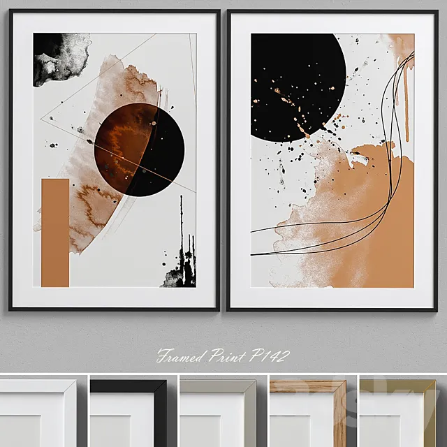Framed Print P-142 3D Model