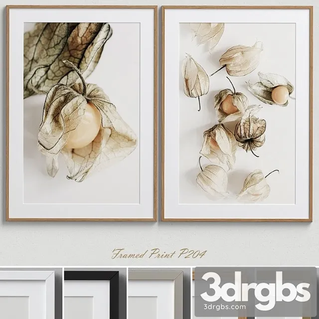 Framed print p-204 3D Model Download