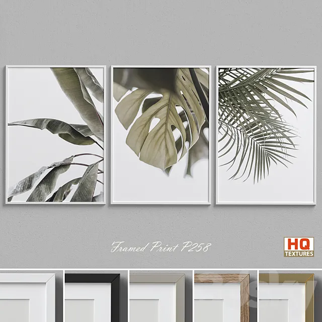 Framed Print P-258 3D Model